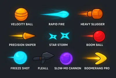 Concept art des armes du jeu générées par l'IA