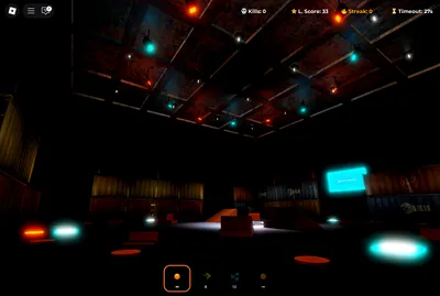 L'arène de combat "The Velocity Zone" en action